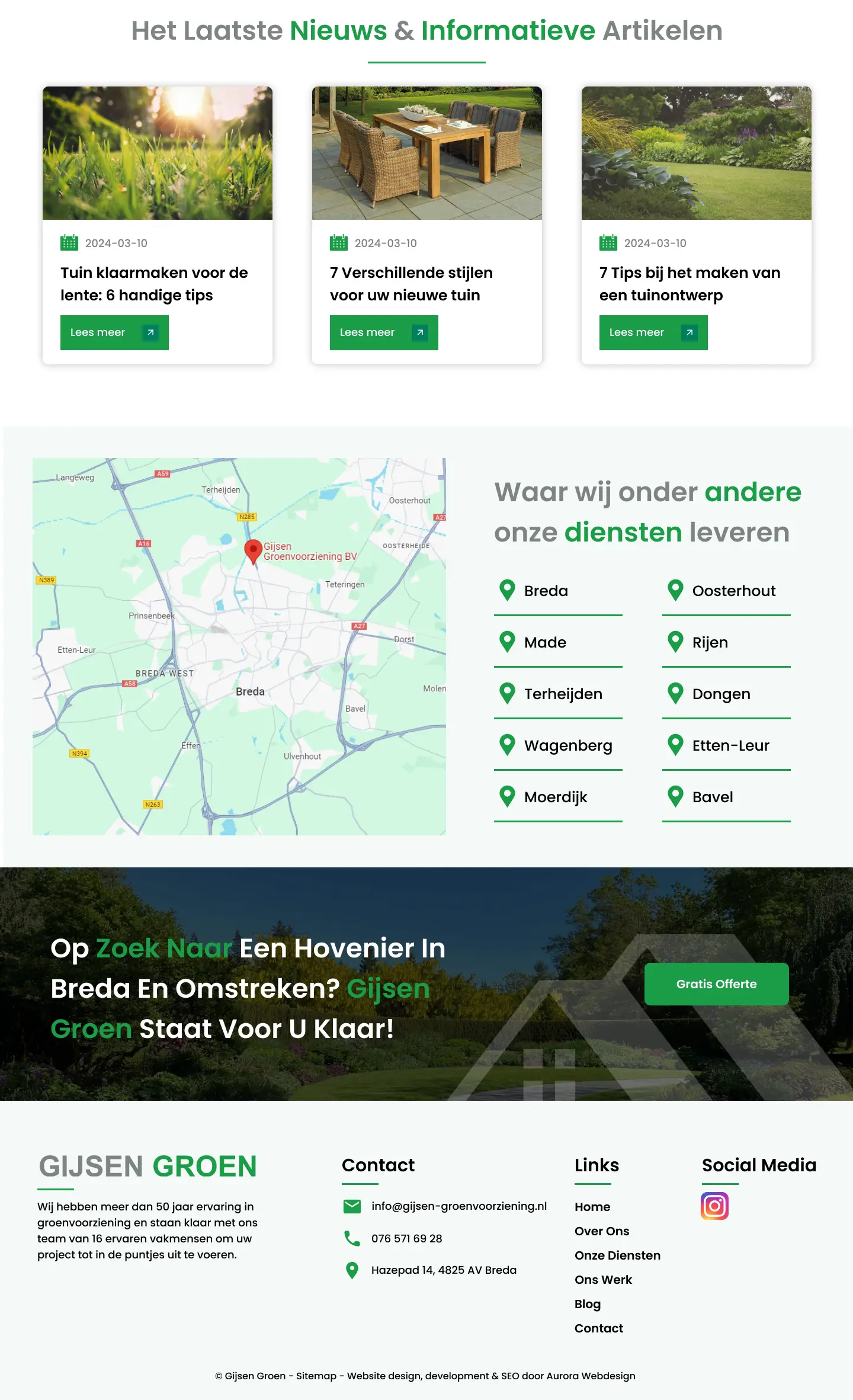 Website Gijsen Groen Bodem